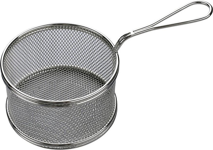 Корзинка для подачи P.L. Proff Cuisine 81240803 d=11 см 6,5 см (нерж. сталь)