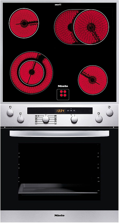 Встраиваемый зависимый комплект Miele H 4117 EР сталь