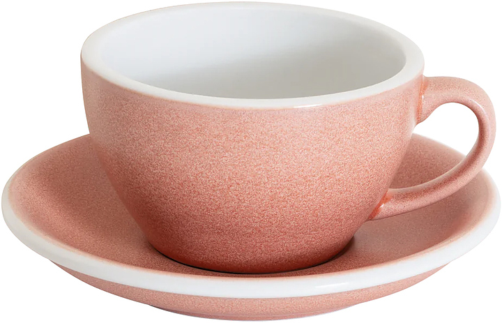 Пара кофейная Loveramics Egg C088-B146B 250 мл, киноварь