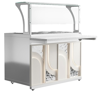 Мармит вторых блюд Luxstahl МВП (С)-1200 Premium Arch (Арка)