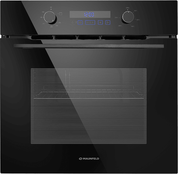 Духовой шкаф Maunfeld MOGM703B2 черный / стекло