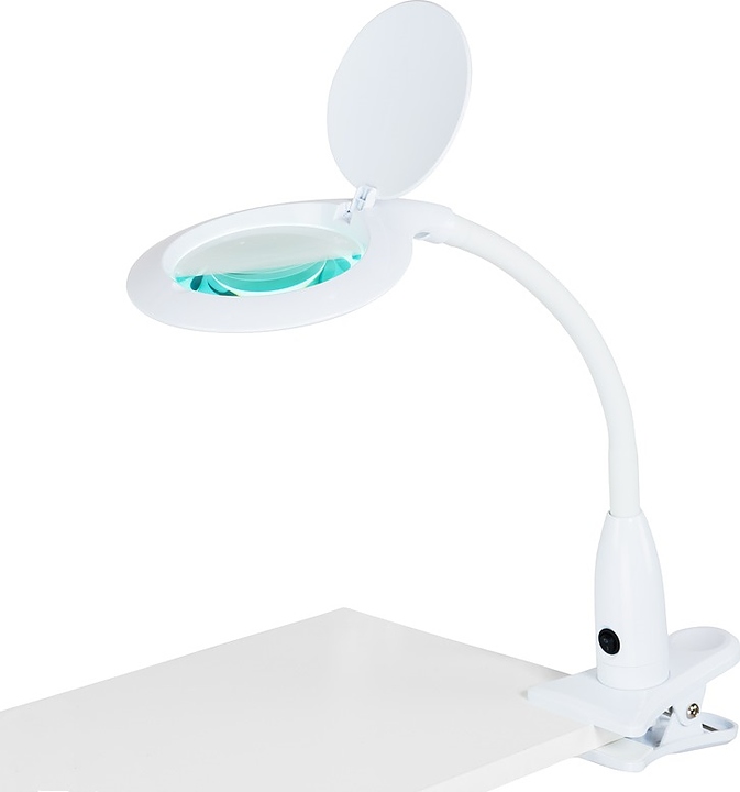 Лампа-лупа IRISK Professional EVABOND П155-01, светодиодная бестеневая, на струбцине