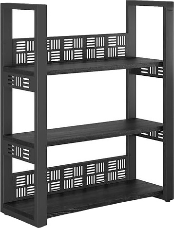 Стеллаж открытый КОБОР SО3-60/36 black/wood