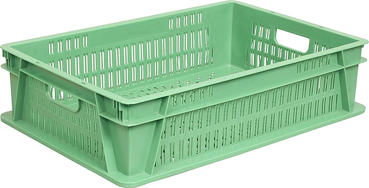 Ящик для овощей и фруктов ТАРА.РУ 433 600х400х150 мм зеленый