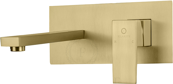 Смеситель для раковины FILARETE Fing FL4040MG, матовое золото