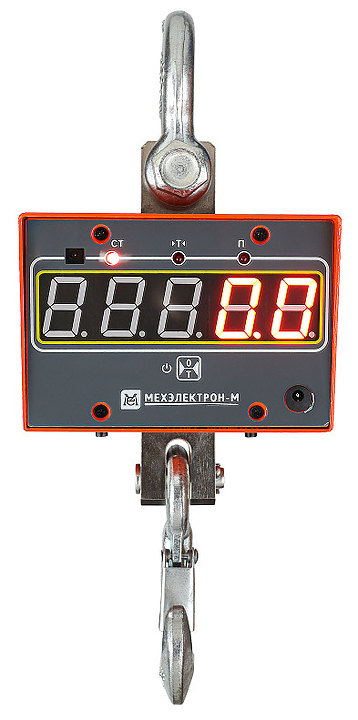 Крановые весы Мехэлектрон-М ВКМ-XVII-1000-Д МК1 LED (аккумулятор) оранжевый