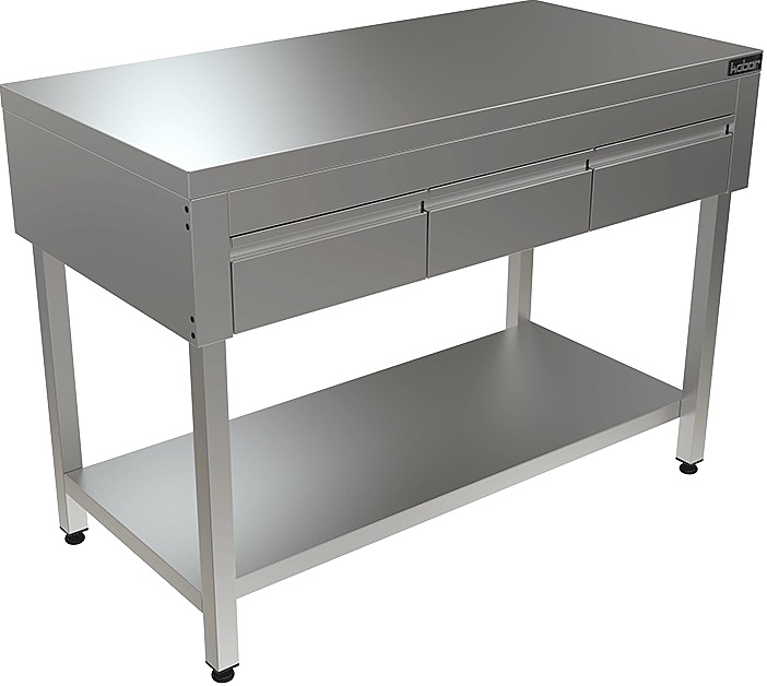 Стол с выдвижными ящиками КОБОР СПЯ-120/70