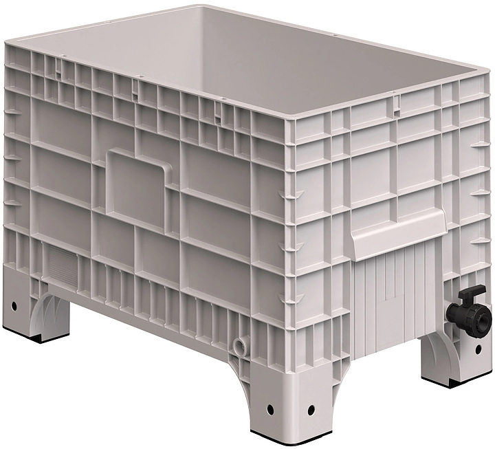 Контейнер iPlast iBOX 11.605 1020x640x675 мм на ножках, с краном