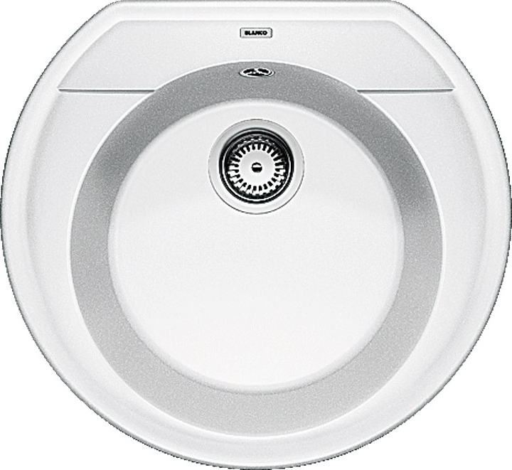 Кухонная мойка Blanco Rondoval 45 Silgranit белая