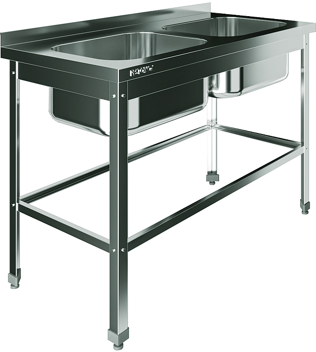 Ванна моечная Restoinox ВМЦ-2/14/7-БОЛ-ЭЦ