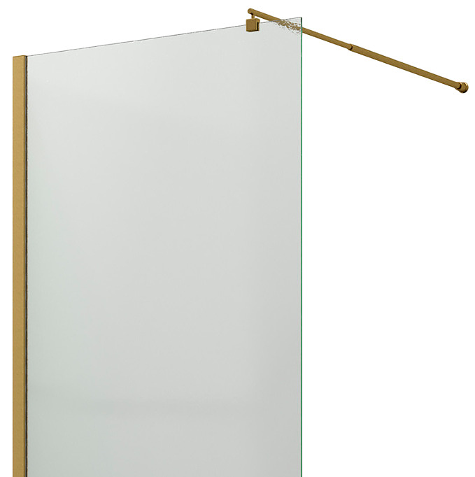 Душевое ограждение Wasserkraft Rur 30W44BG-TXG 2000х1000 мм матовое золото