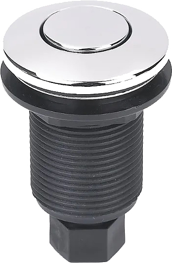 Кнопка пневматического управления In Sink Erator Air Switch 9575, хром, накладка сталь