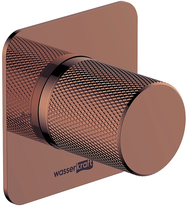 Переключатель потоков Wasserkraft A309 на 2 выхода, розовое золото