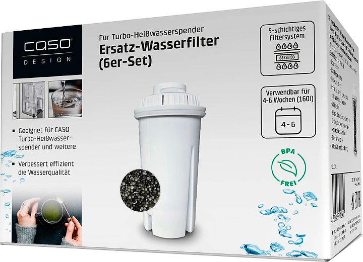 Фильтр для диспенсера CASO 6 шт.