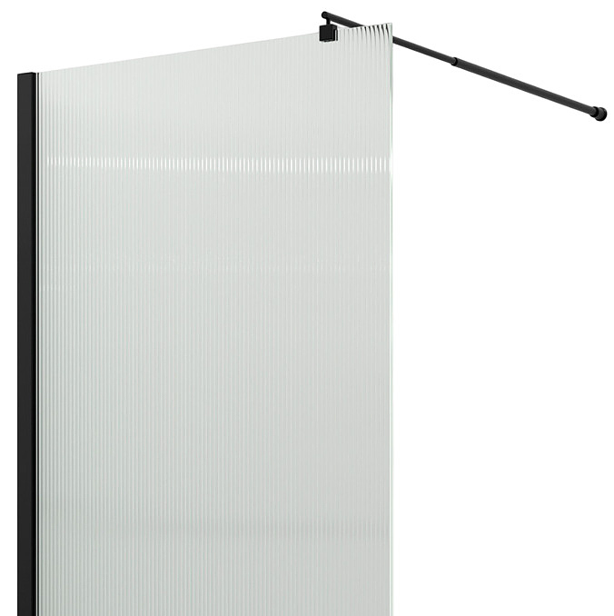 Душевое ограждение Wasserkraft Rur 30W46MB-FL 2000х1100 мм черный