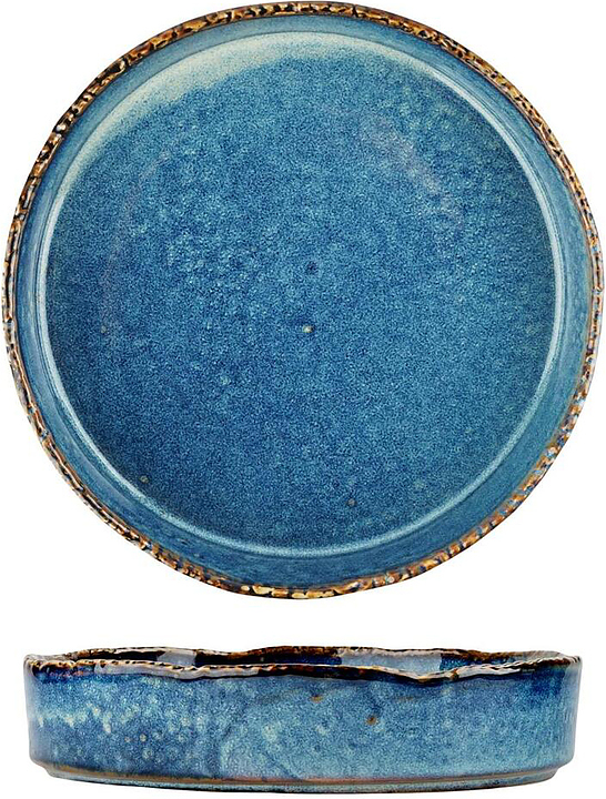 Тарелка с бортом P.L. Proff Cuisine Aqua Blue 81222278 20,8 см