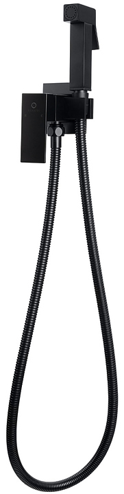 Душ гигиенический со смесителем FILARETE Fing FL101BL, черный матовый