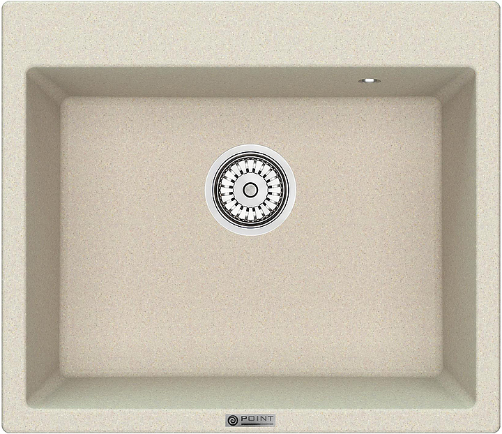 Мойка кухонная Point Бинга 60 PN3003BG светло-бежевая