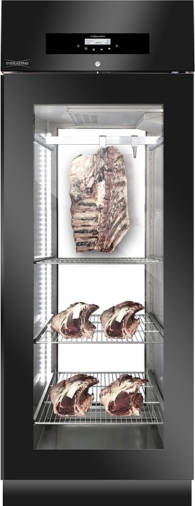 Шкаф для созревания мяса LoStagionatore MEATICO MEAT PANORAMA 700 BLACK