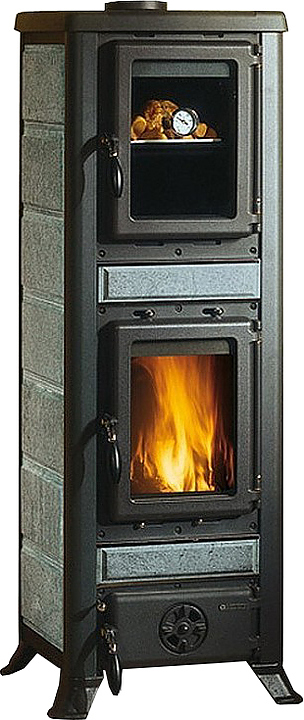 Дровяная печь-камин La Nordica Fulvia Forno Natural Stone