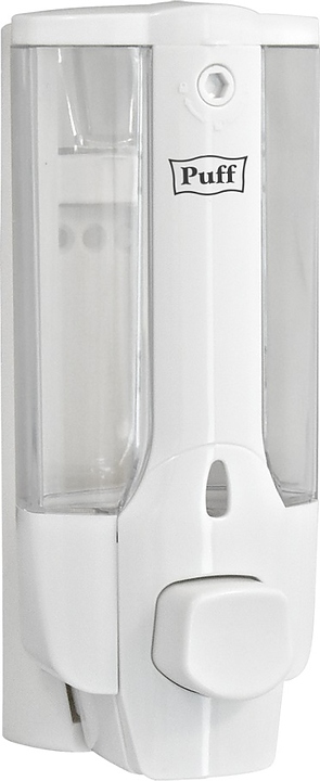 Дозатор жидкого мыла Puff 8101 380 мл с замком (АБС-пластик) белый