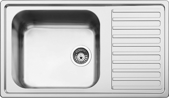 Мойка кухонная SMEG LGR861-2 860х500х224 мм (нерж. сталь) нерж. сталь матовая