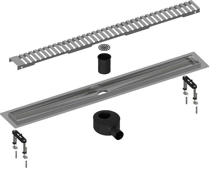 Лоток душевой TIMO Drain System 700 DS230107/01 сатин