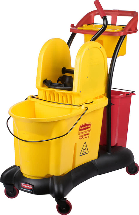 Тележка для уборки Rubbermaid FG777700YEL