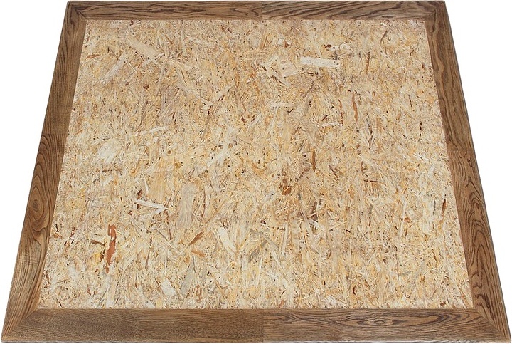 Столешница Sheffilton SHT-TT 100/120 (дуб / ОСП) прямоугольная брашированный коричневый дуб / прозрачный лак