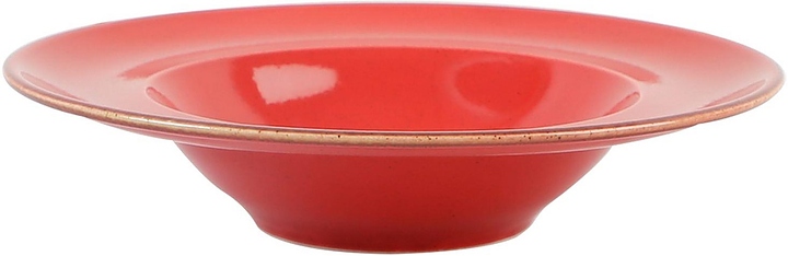 Тарелка глубокая Porland Seasons 173925 260 мм с полями красная