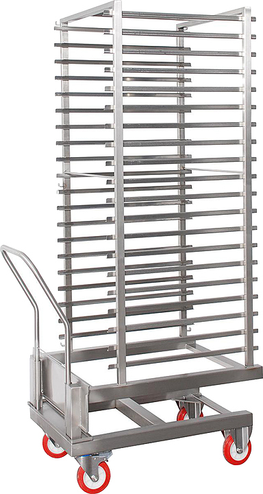 Тележка-шпилька вкатная OZTI 7895.FK202.20 для конвекционных печей OKFG 202 и OKFE 202