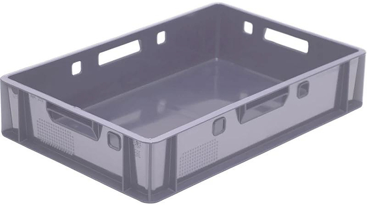 Ящик для мяса ТАРА.РУ 205 ВС 600х400х120 мм Е1 серый