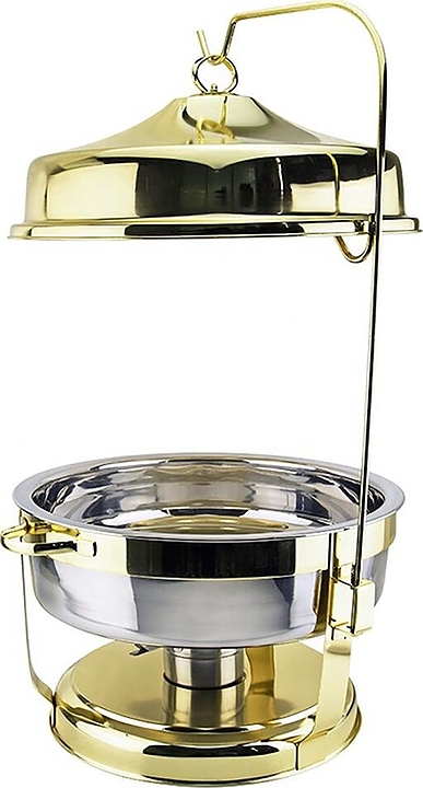 Чафинг-диш P.L. Proff Cuisine CDIG 9 л (нерж. сталь) золотистый на подставке