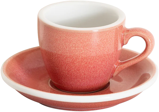 Пара кофейная Loveramics Egg C088-B136B 80 мл, ягодная