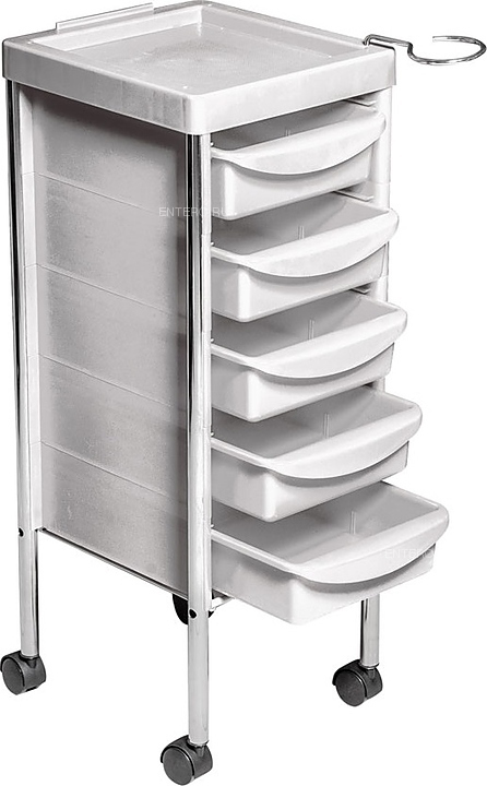 Тележка парикмахерская Имидж Мастер IM 6003 белая