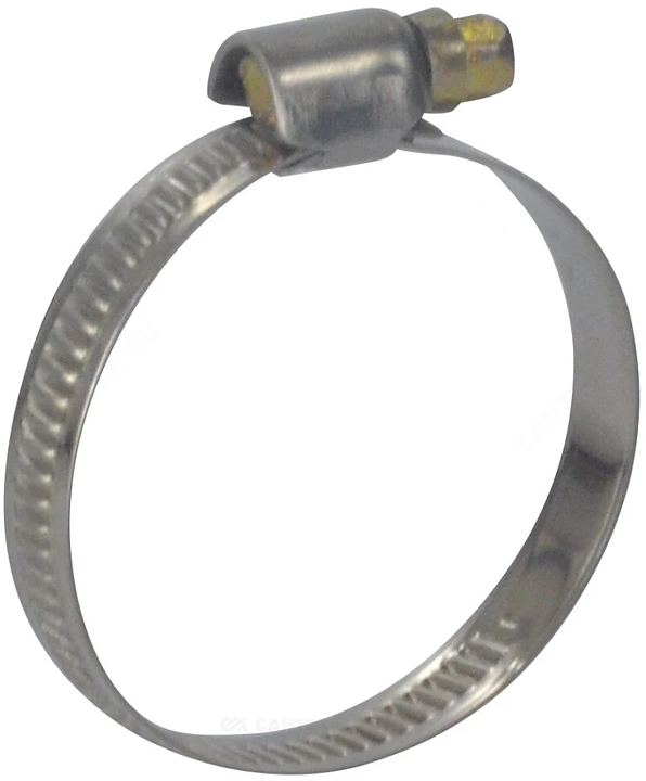 Хомут червячный Россия W2 Дн 32-50 с накатной лентой 9 мм