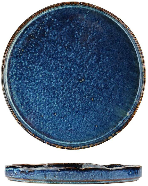 Тарелка с бортом P.L. Proff Cuisine Aqua Blue 81222273 26,5 см