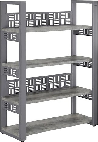 Стеллаж открытый КОБОР SO4-120/36 graphite/chicago