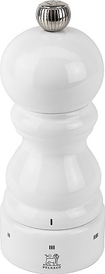 Мельница для перца Peugeot Paris u'Select 27780, 58х120 мм, дерево / металлический измельчитель, белая глянцевая