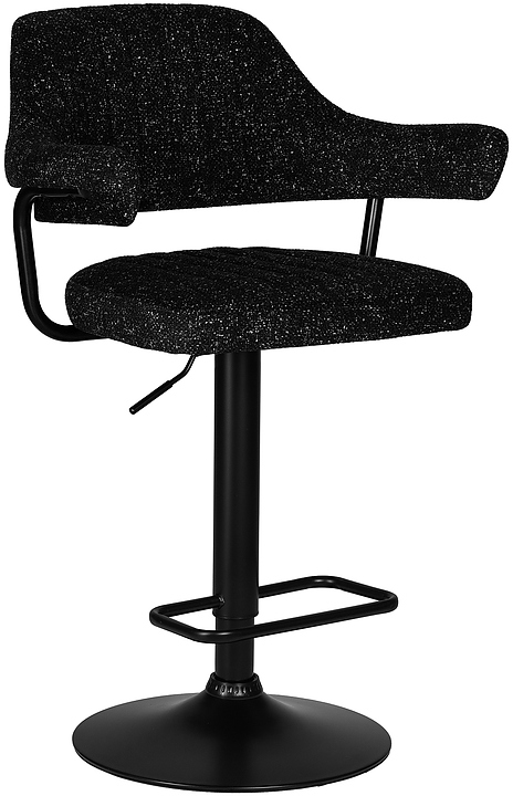 Стул барный DOBRIN 5019-LM-N CHARLY BLACK (черный твид) 2 шт.