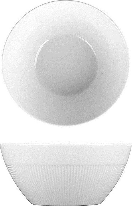 Салатник Noble Neo Silk 306500А 650 мл d=14,6 см h=6,9 см (фарфор) белый