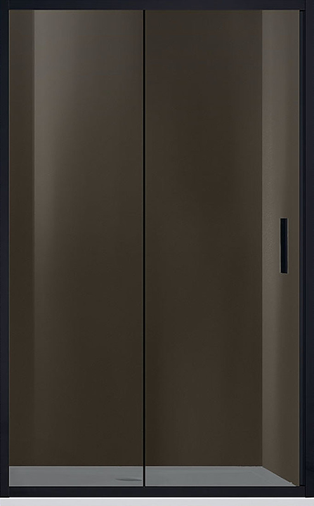 Дверь душевая Vincea Garda VDS-1G120CGB 120х190 см с тонированным стеклом, раздвижная, черный