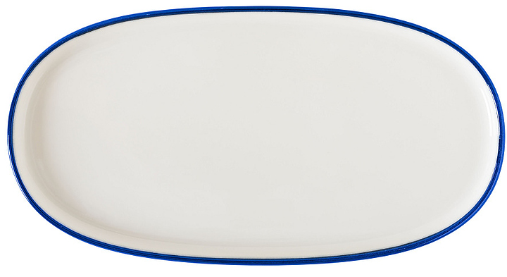 Блюдо для подачи Bonna Линеа Синий Хюгге 77240 210х100 мм