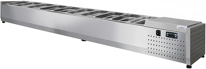 Витрина холодильная Finist ToppingBox НХВо-10 открытая