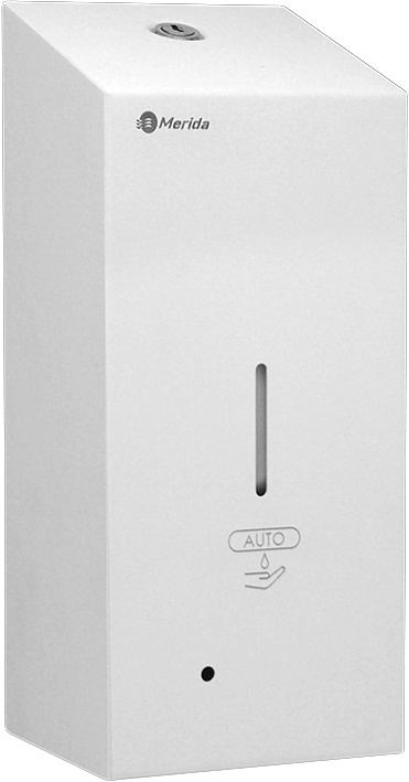 Дозатор жидкого мыла Merida STELLA R WHITE DSB115.R 1,1 л (нерж. сталь) белый