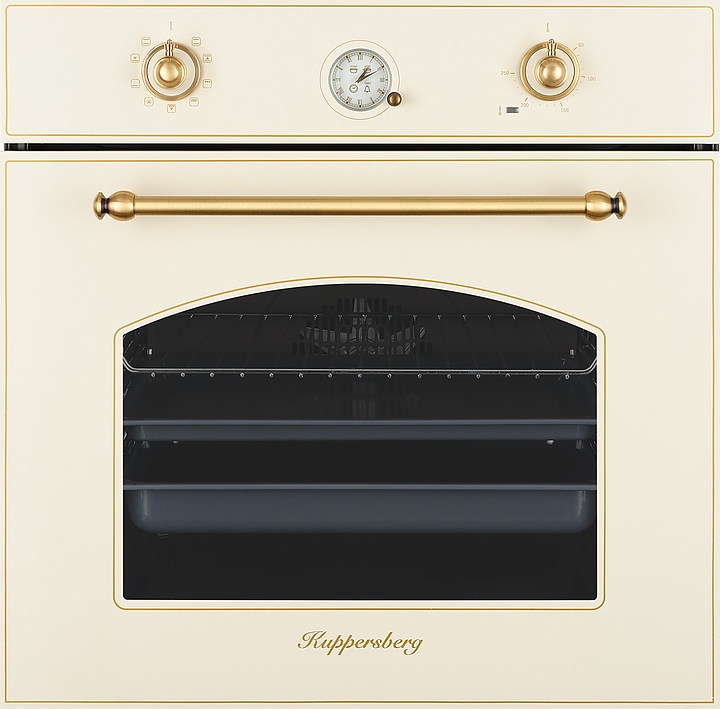 Духовой шкаф Kuppersberg SR 609 C Bronze, бежевый с фурнитурой под бронзу
