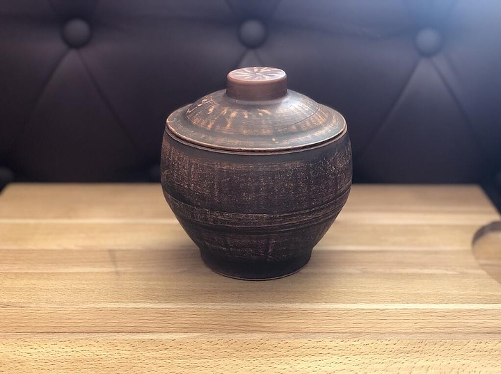 Горшочек P.L. Proff Cuisine Кухни мира 6459 500 мл d=12,7 см h=12,5 см с крышкой (красная глина)