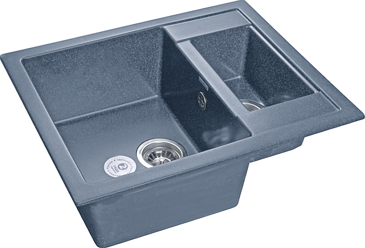 Кухонная мойка GranFest Quadro GF-Q-610K графит