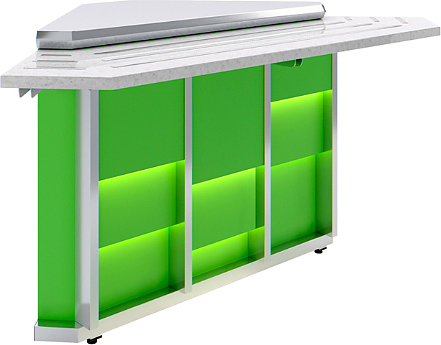 Модуль угловой Luxstahl УН-90 Premium Neon