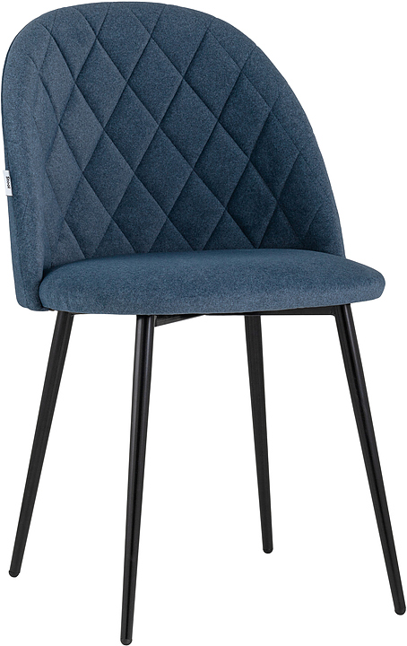 Стул Stool Group Марсель микровелюр тёмно-синий
